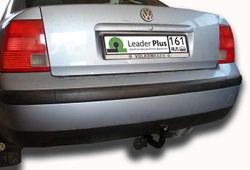 Фаркоп Лидер-Плюс для VOLKSWAGEN PASSAT B5 PLUS (седан) 1996-2005 с электрикой и сертифкатом в комплекте арт.(V115-A)