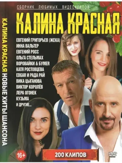 Калина Красная, новые хиты шансона (КЛИПЫ на DVD)