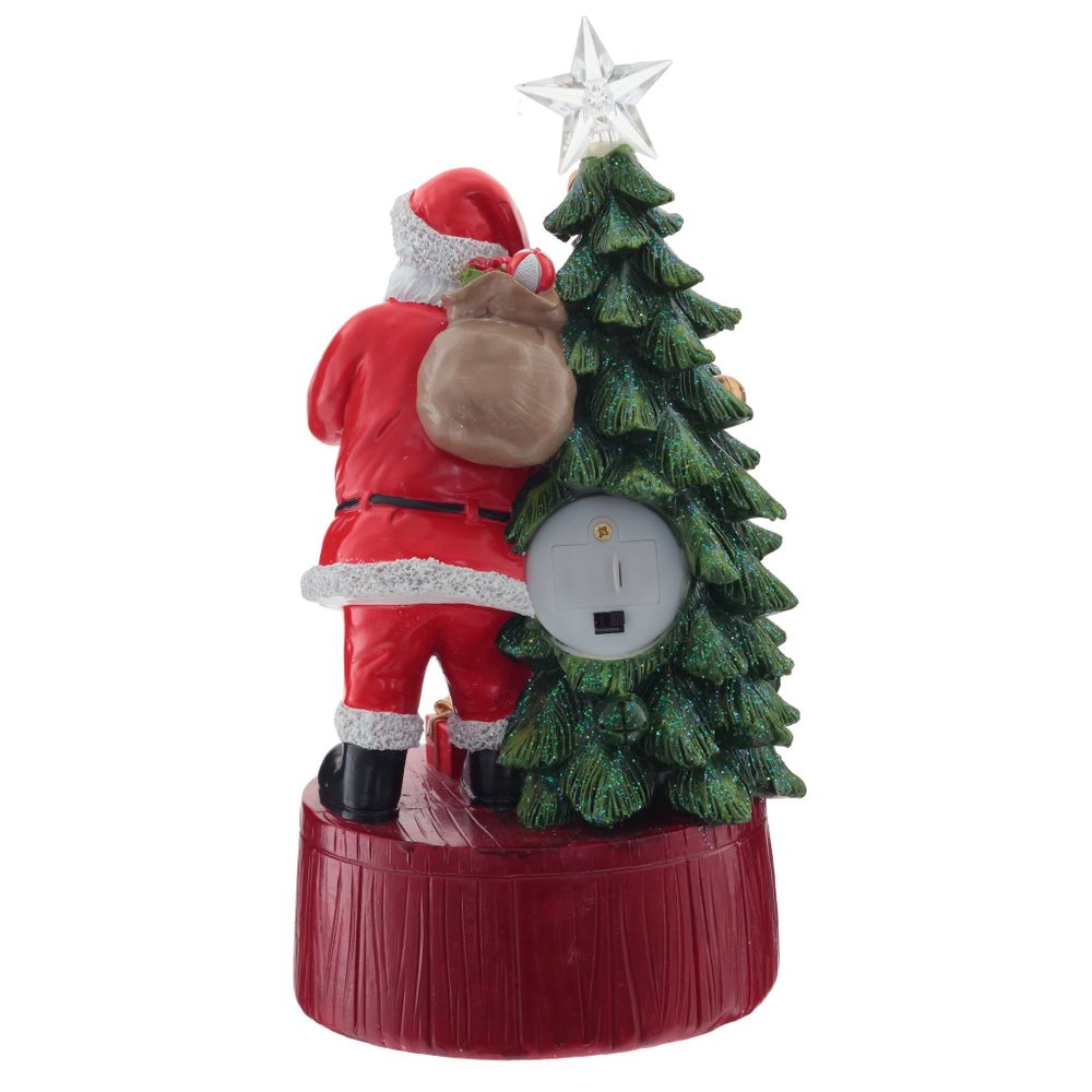 GAEM Фигурка декоративная с музыкой "Новый год" (3xLR44, прилаг.), L12 W11 H22,5 см, 2в.