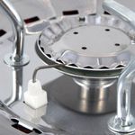 Газовая плитка мал. пьезо, ветрозащитная, шланг (цанг.)/50/