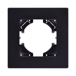 Рамка 1-постовая, черный Kollinger Aspekt AT1BK