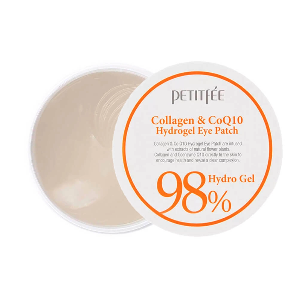 Гидрогелевые патчи для глаз Petitfee Collagen & Q10 Hydrogel Eye Patch 60 шт