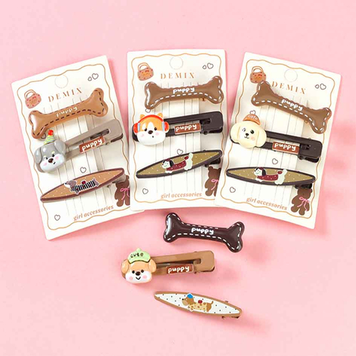 Набор заколок из 3х шт