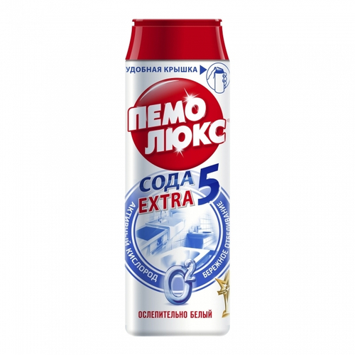 Чистящий порошок Пемолюкс Сода 5 Ослепительно белый 480 г