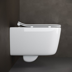 Комплект подвесной безободковый унитаз Ceramica Nova New Day CN3005 с крышкой-сиденьем микролифт + инсталляция Geberit Duofix Sigma Plattenbau 111.362.00.5