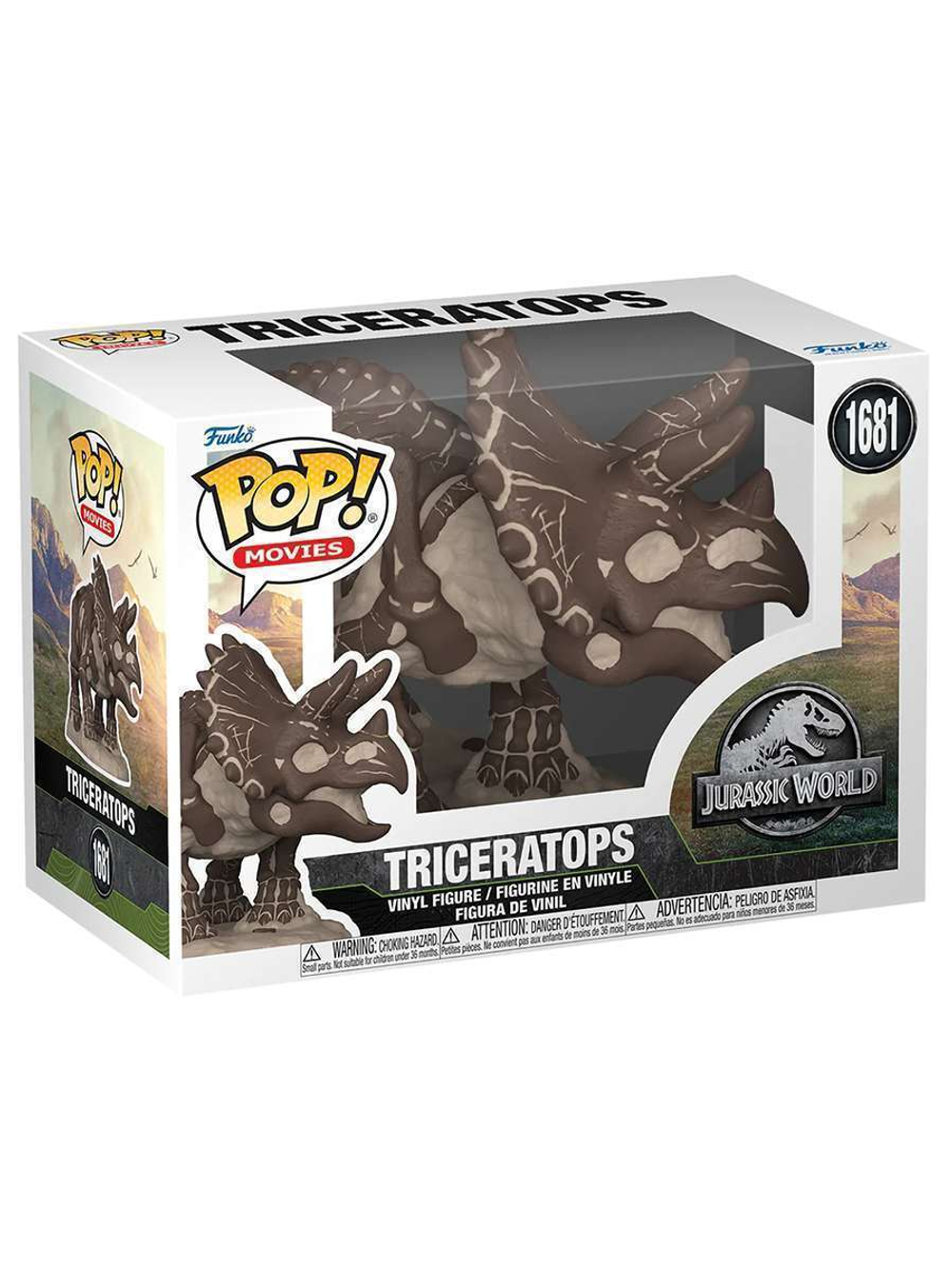Фигурка Funko POP! Movies Jurassic World Triceratops (Fossil) (1681) 80224