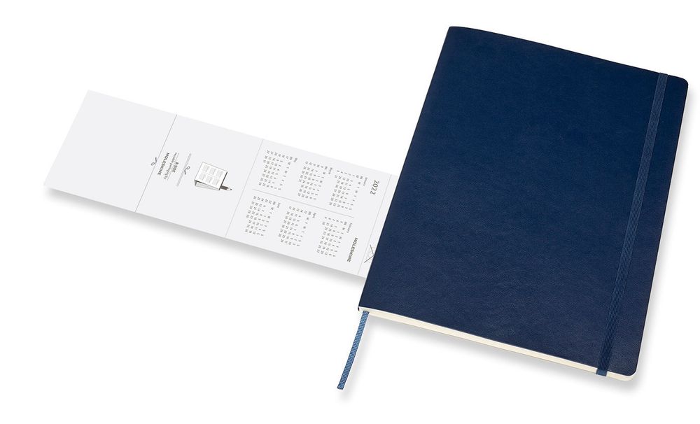 Еженедельник Moleskine Soft WKNT XL 190х250 мм 144 стр мягкая обложка (DSB2012WN4)