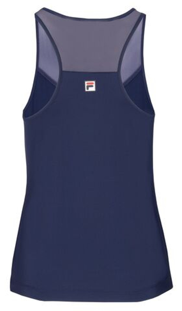 Женский топ теннисный Fila Angelika Tennis - небесный