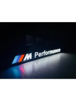 Рамка для номера с подсветкой. BMW Performance с права