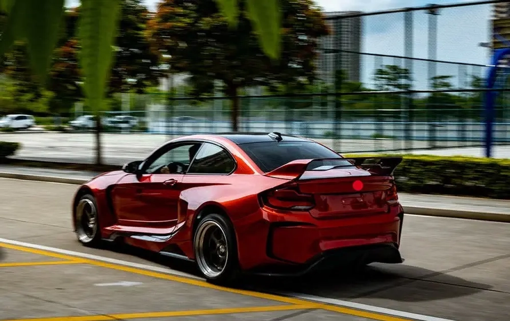 Широкий карбоновый обвес для BMW 2 серии F22 2014-2019 БМВ