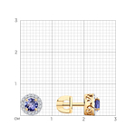 Серьги Au 585 (6024068 №21 302)