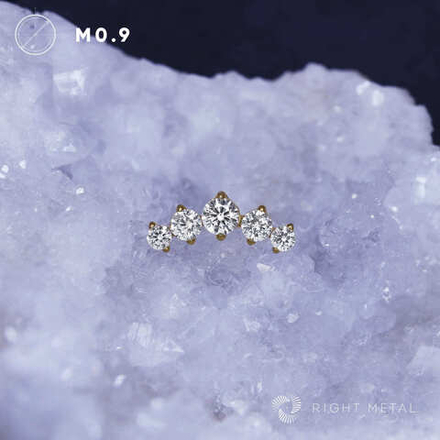 5K v.2 Mini Crystal PVD Yellow