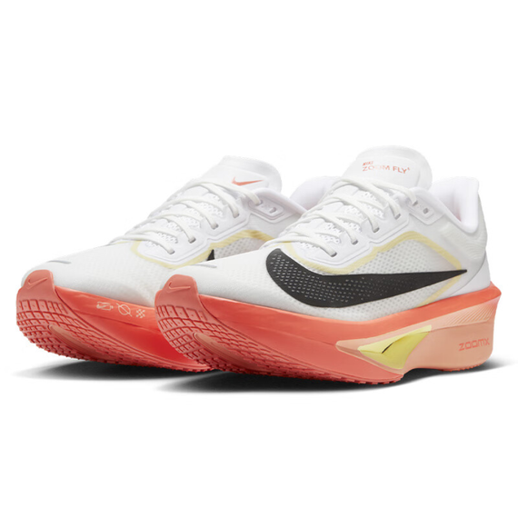 NIKE Zoom Fly 6 Бежевые кроссовки Низкие Белые и оранжевые мужские