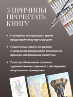 Школа рисования. Дикие животные акварелью