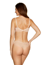 Бюстгальтер Pamela с мягкими сетчатыми чашками с вышивкой (Размер: 85E) (Цвет: синий)