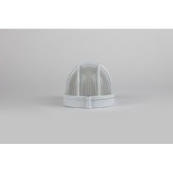 Светильник ЭРА НБП 04-60-002 Акватермо алюминий/стекло решетка IP54 E27 max 60Вт 212х105 овал белый