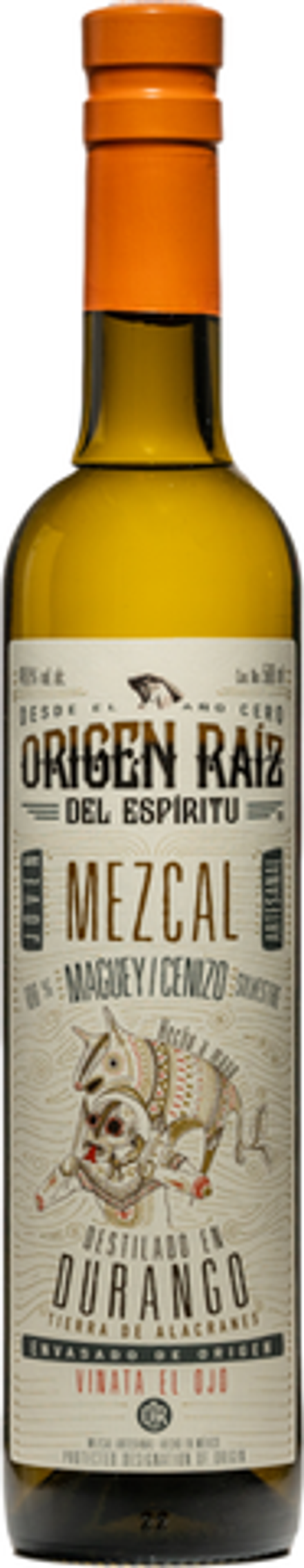 Мескаль Origen Raiz del Espiritu Cenizo, 0.5 л