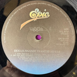 Винтажная виниловая пластинка LP Uggla Den Ljusnande Framtid Ar Var (Швеция 1980)