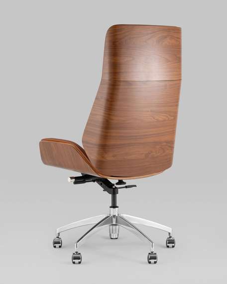 Кресло руководителя Crown коричневое