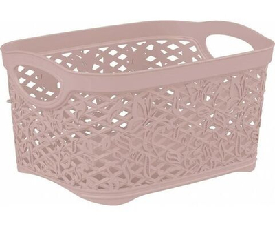 Корзинка для хранения 3,3л 23,6х17,6х12,6см, цвет: бежевый топаз