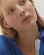 Моносерьга Beta cо спессартином