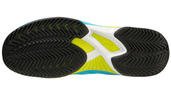 Мужские кроссовки теннисные Mizuno Wave Exceed Tour 5 AC - черный, небесный