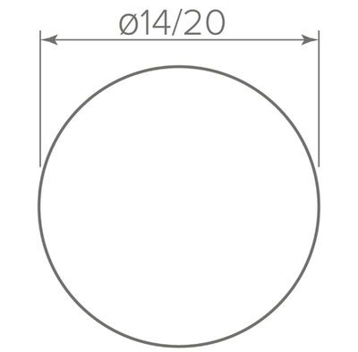 057 капучино 1 Заглушка самоклеющаяся F14(1л.=25шт)