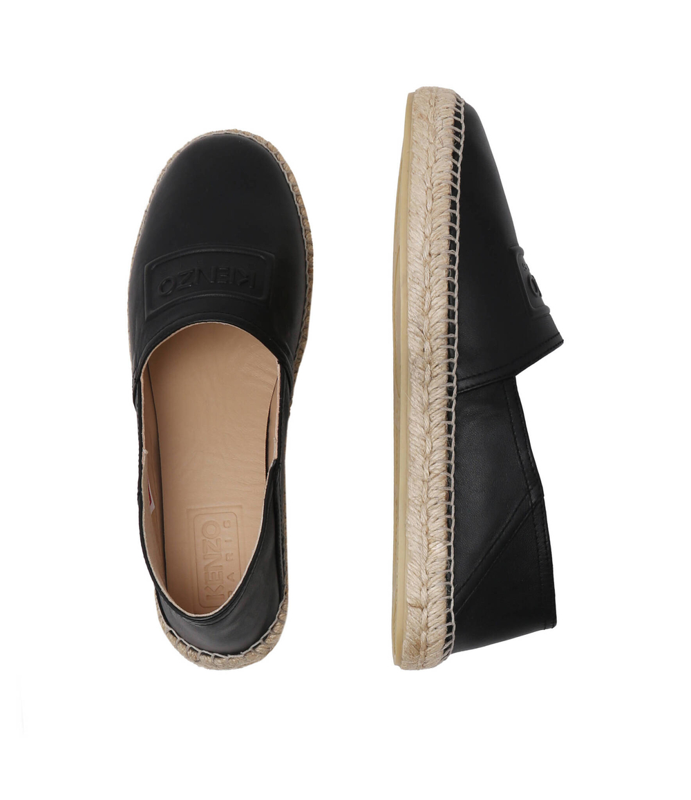 Кожаные эспадрильи Kenzo - черный(FE55ES021L73)