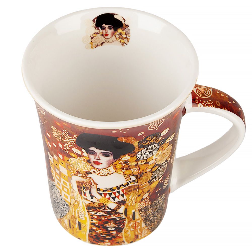 Кружка фарфоровая "Klimt" v= 320 мл (подарочная упаковка)