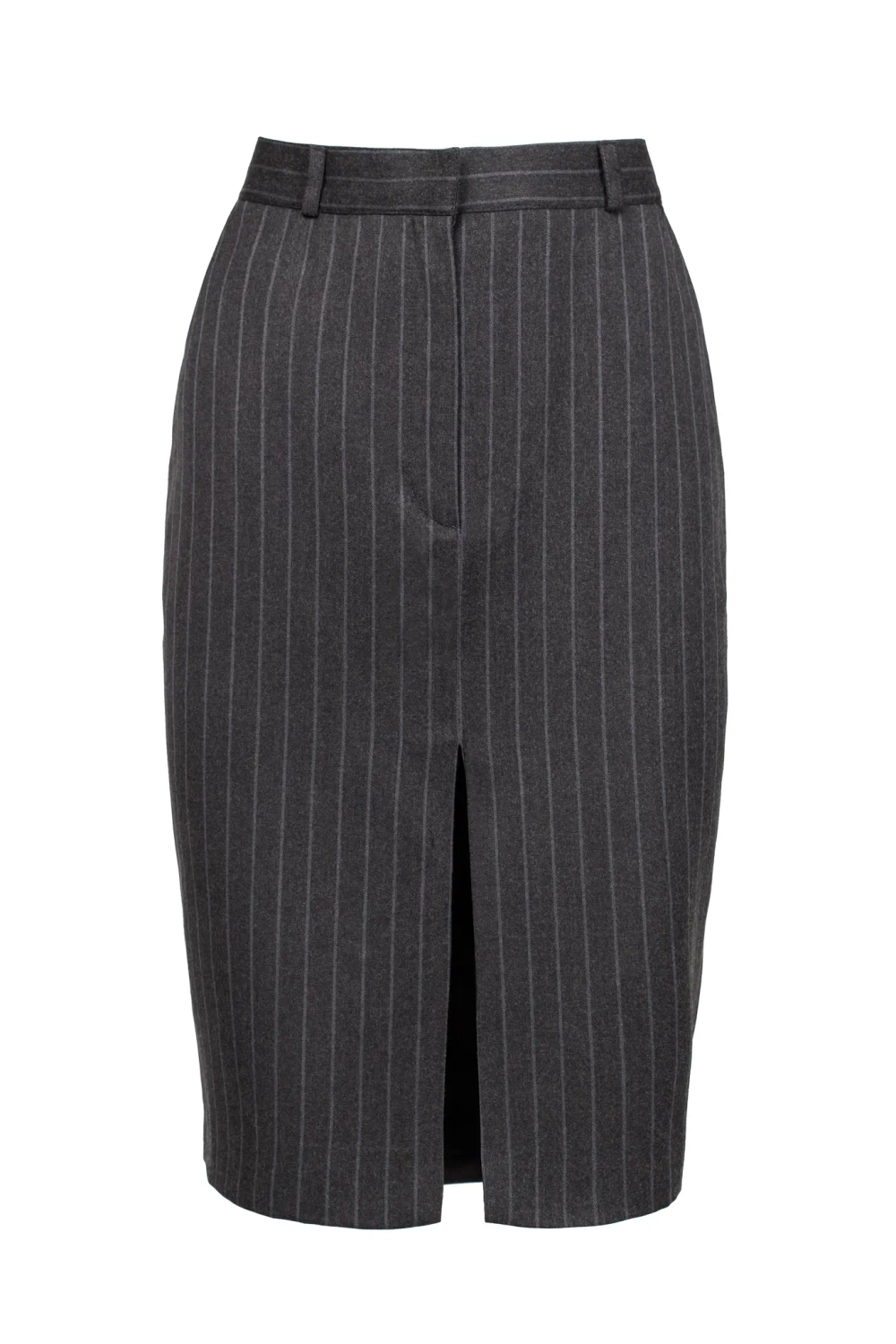 "Office core" Юбка в полоску с разрезом