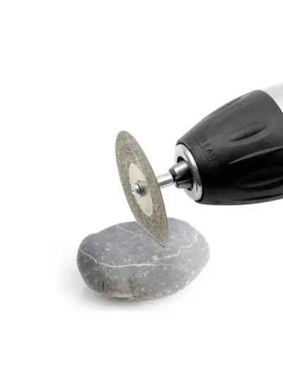 Диски алмазные для гравера 40 мм 10 шт. 2 оправки в комплекте