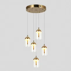 201056 LED / светильник подвесной / латунь