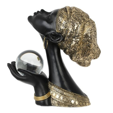 GAEM Фигурка декоративная "Африканка", L22 W10 H23 см
