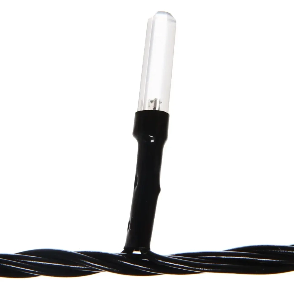 Гирлянда для дома «Кристаллы» 5 м 36 ламп LED черный пров., 8 реж.,IP-40, Фиолетовый (возможность соединения)