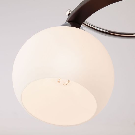 9654/5 / потолочный светильник /   хром/венге