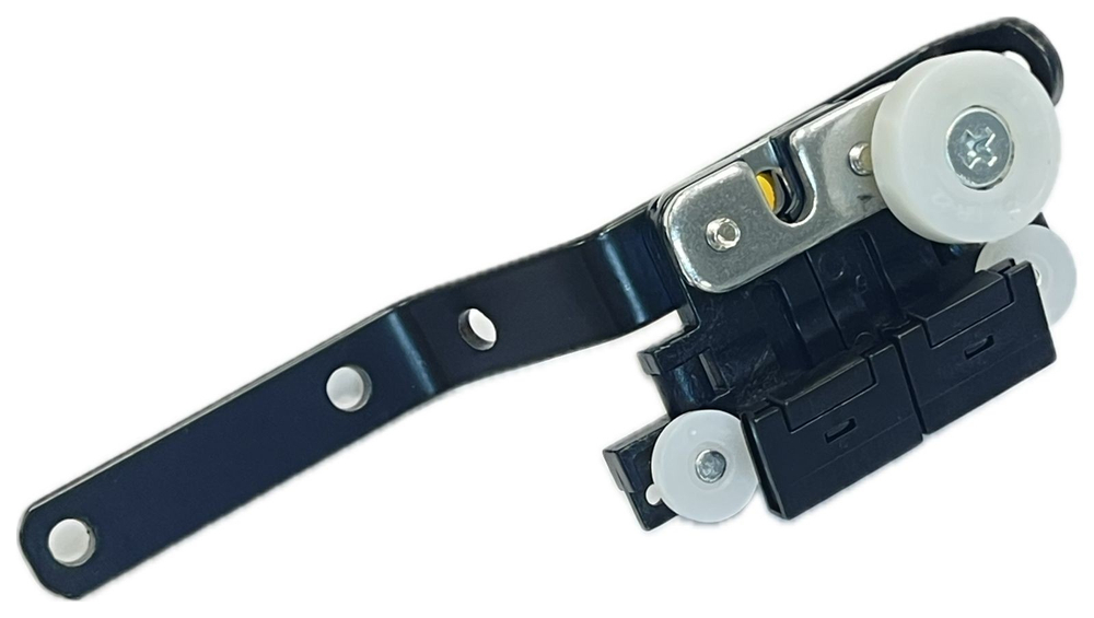 Каретка для профиля Trietex, с колесом, черная