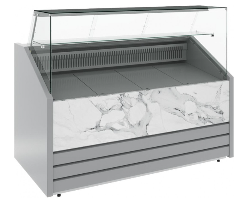 Морозильная витрина CARBOMA COLORE GС75 SL 9006-9003