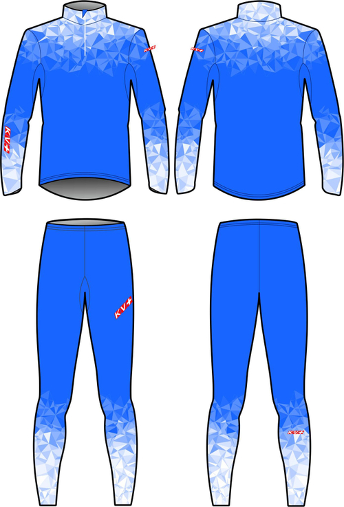 Гоночный комбинезон KV+ TORNADO, blue/white, 23V118.20