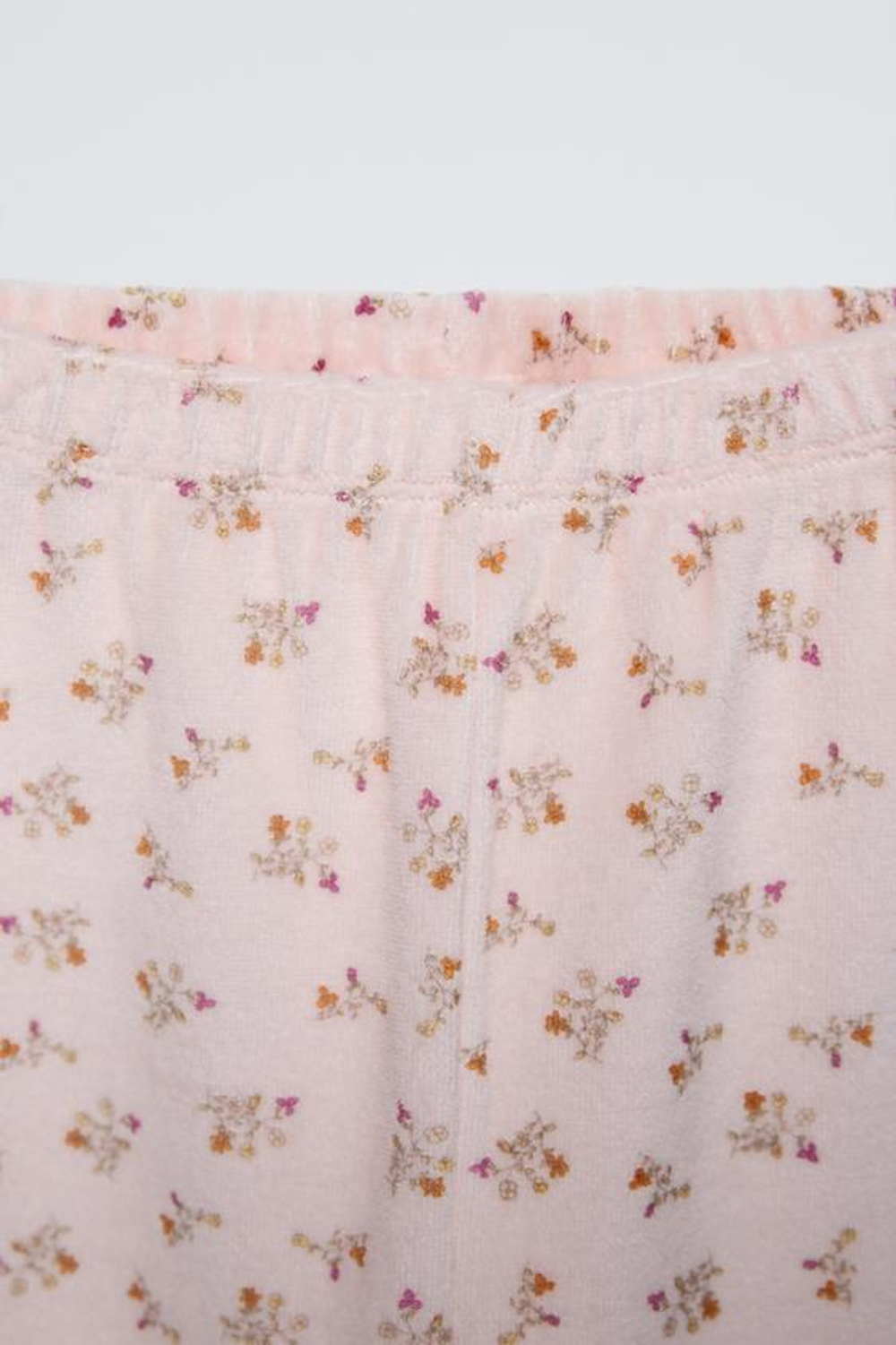 ZARA ПИЖАМА С ЦВЕТОЧНЫМ ПРИНТОМ, ЦВЕТ БУРГУНДСКОГО ВИНА