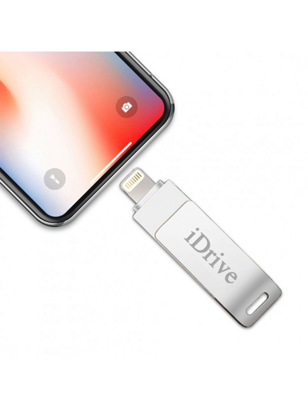 USB накопитель FlashDrive 826 16Gb 10 класс iPhone 5/6/6+/iPad/android silver