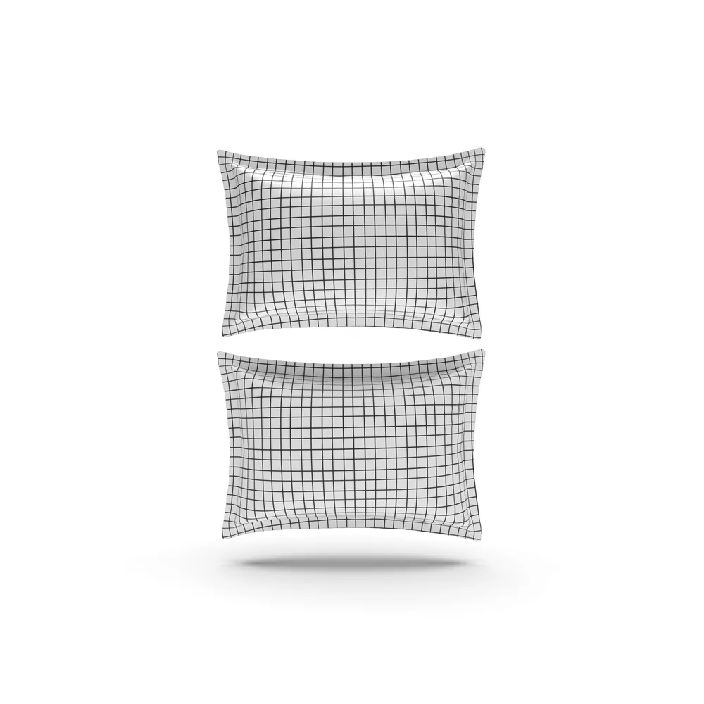 Белый в клетку