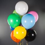 Шар (18''/46 см) Белый, пастель, 1 шт.