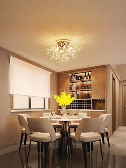 Люстра потолочная Lanbos, 6 ламп G9, 90 Вт LED, до 15 кв м, хром