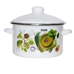 Кастрюля эмал 4,0л 01-БМ Веган