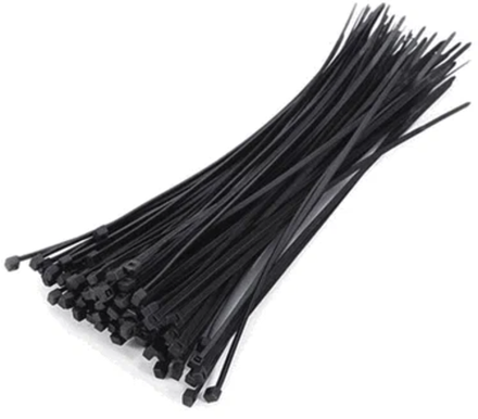 Пластиковый хомут АВТОСТОР НТ 3.6мм х 250мм / черный цвет (100шт. в упаковке)