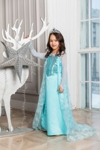 Бирюзовое платье Эльзы Juliesart **Vanilla sky"