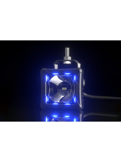 Светодиодные фары дальнего света AURORA 76x76 мм 30W с RGB подсветкой