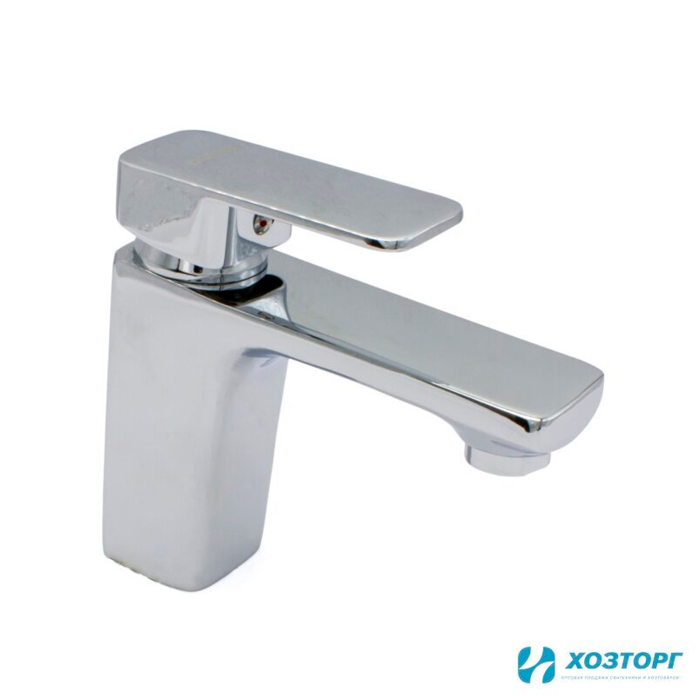 Смеситель для умывальника Дорон DL 2330-N шаровый, хром ,короткий излив