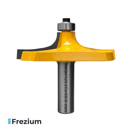 Фигирейная горизонтальная фреза по дереву 69.9x12x20x68.6 мм