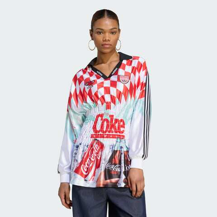 ADIDAS X COCA-COLA Футболка с вышивкой, разноцветный